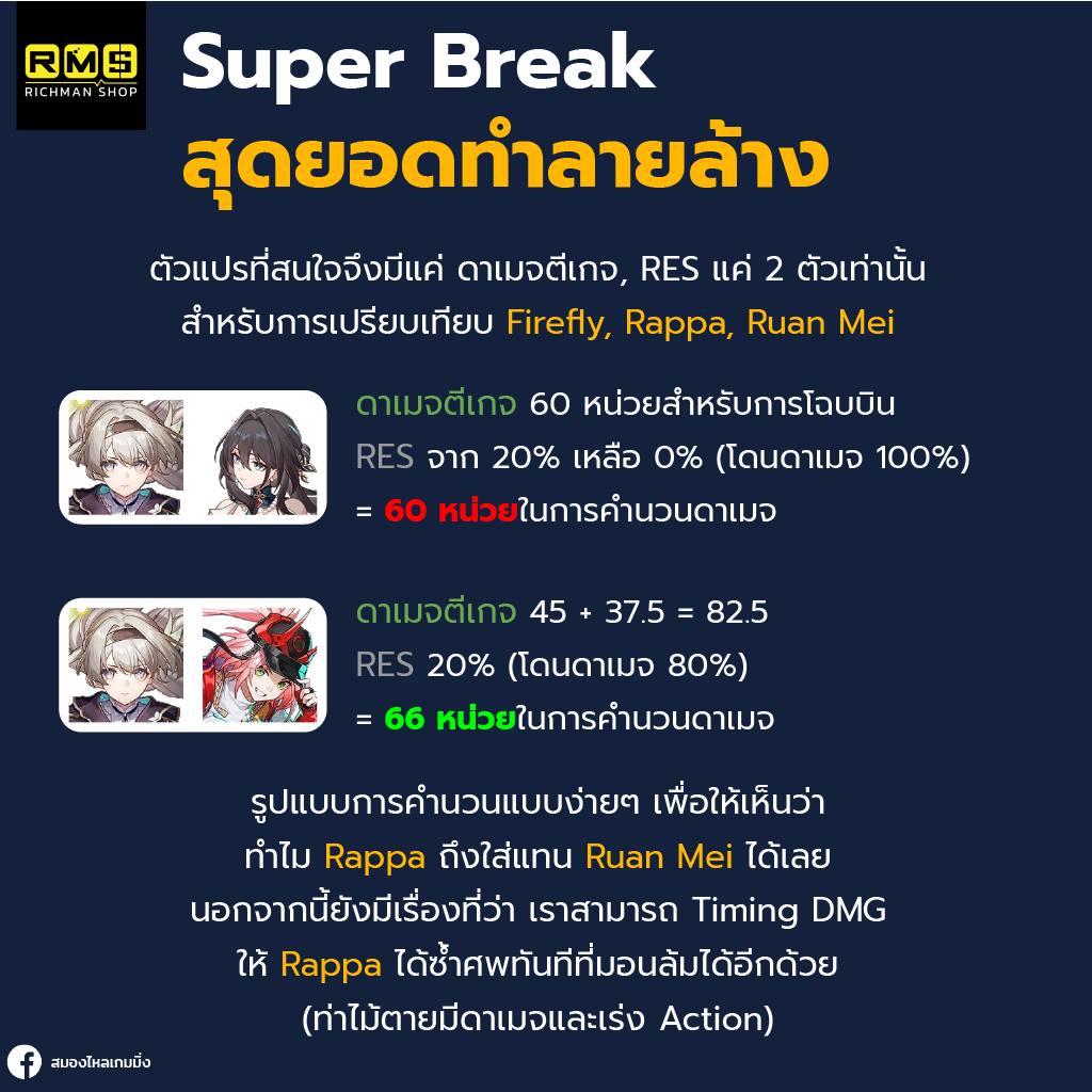 Honkai Starrail, รางดาว, Rappa, Review, Ruan mei,